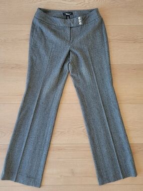 WHBM Legacy Trouser Pant Gray Black 2 Slacks NWOT Workwear Business Casual